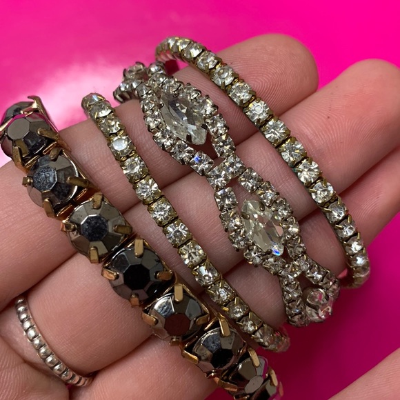Assorted Rhinestone Bracelets - Picture 2 of 3